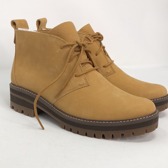 Timberland Women’s Courmayeur Valley Chukka Wheat Nubuck Boots - Size 10 - Picture 11 of 15